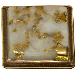 Gold in Quartz Ring