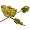 Image 1 : Gold Nugget Stickpins
