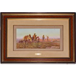 "Pipe of Peace" C.M. Russel Print