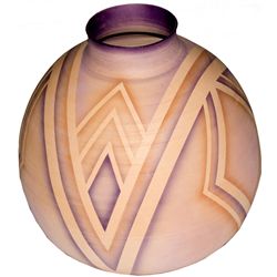 Airbrushed Geometric Fineart Pottery