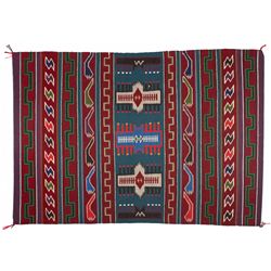 Modern Rug with Navajo Designs