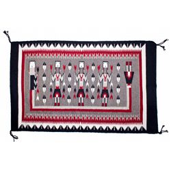 Modern Yei Rug in Traditional Colors