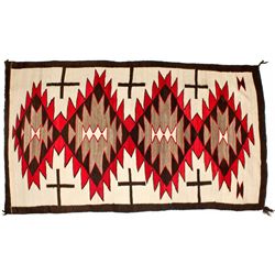 Navajo Rug with Spirit Lines