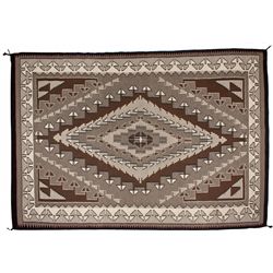 Two Grey Hills Navajo Rug