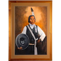 Wovoka Portrait Painting