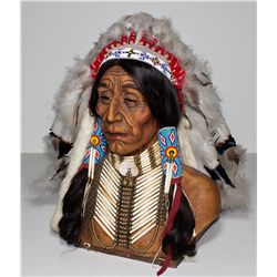 Domiani Chief Bust and Bonnet