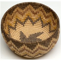 Panamint Polychrome Zig Zag Basket