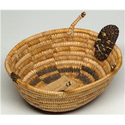 Panamint Turtle Effigy Basket