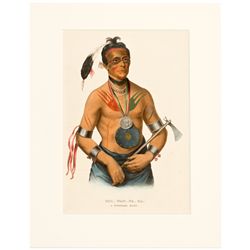 Hoo-wa-ne-ka A Winnebago Chief Print