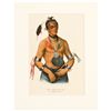 Image 1 : Hoo-wa-ne-ka A Winnebago Chief Print