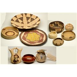 Native Basket and Pottery Group