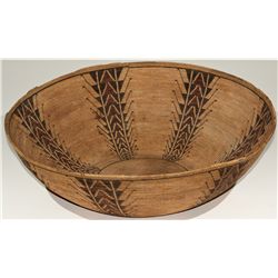 Yokuts Large Basket Bowl