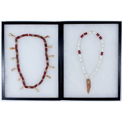 CANative American Beaded Necklace Duo