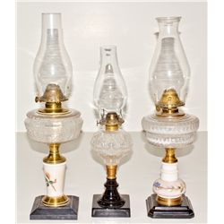 Victorian Style Lamp Trio