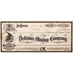 CA, Darwin-Inyo County-Defiance Mining Stock