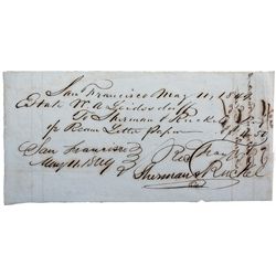 CA, San Francisco--Gold Rush Document