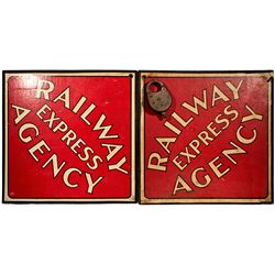 NY, New York City--Railway Signs and Lock