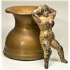 Image 1 : Naughty Nellie Boot Jack and Weighted Brass Spittoon