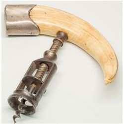 Silvered Boar's Tooth Wine Opener