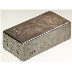 New York Assay Office 1957 Silver Bar