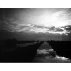 Bogaard, Hans van den,Kinderdijk februari 1991,44 x 54,9 cm,cibachrome,signet and staped on the b...