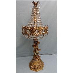 Crystal lamp from 1950’s, 32”