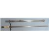 Image 2 : Masonic sword & sheath, ornate  ivory  handle, engraving on sword  and