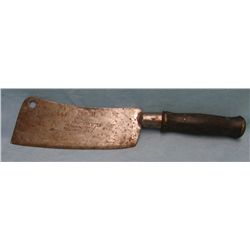 HSB & CO. “Our Very Best” meat cleaver, 7” blade, 13” overall length