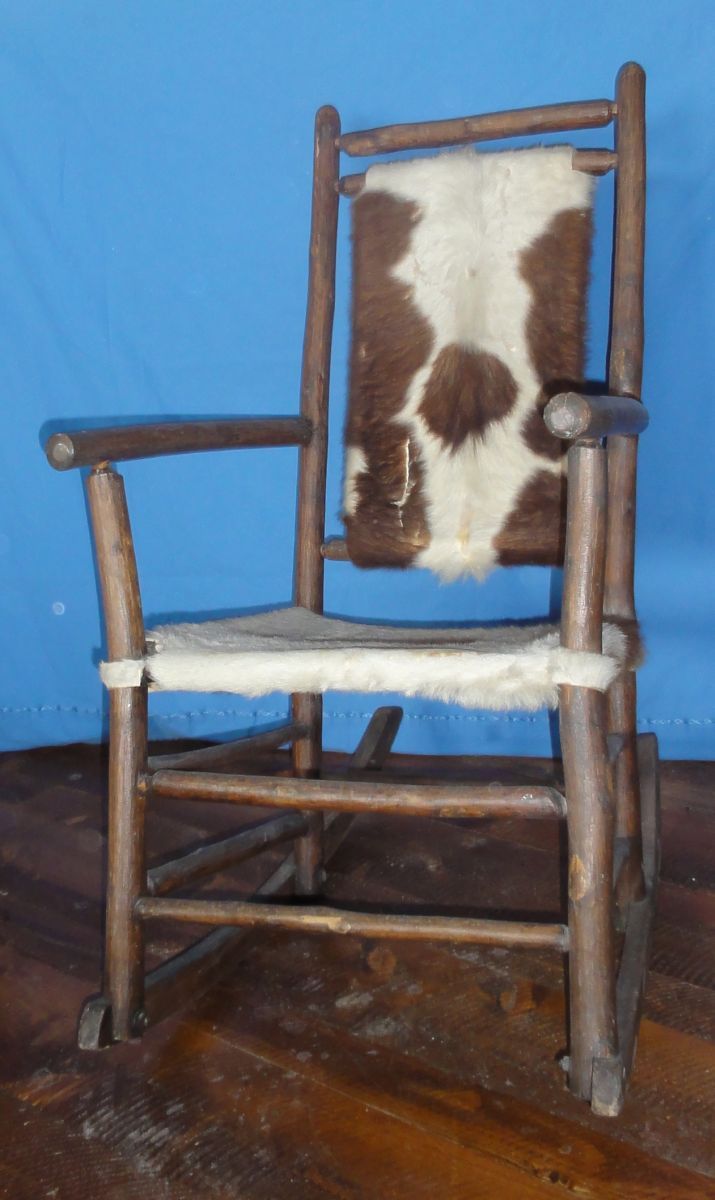 Cowhide rocker