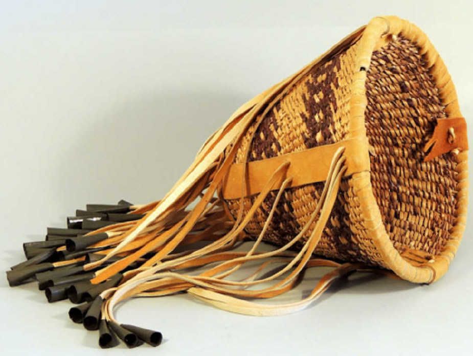 Apache Burden Basket, White Mountain Apache 15" in