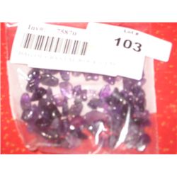 BAG OF CRYSTAL/ROCK/GEM BEADS - LARGE CONFIRM !!! - BAG MARKED WITH "X"