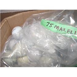 BAG OF GOLF BALLS - APPROX 75 BALLS/BAG