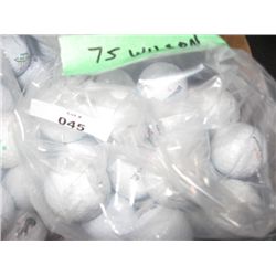 BAG OF GOLF BALLS - APPROX 75 BALLS/BAG