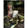 Image 1 : HORSE PLAQUES, DOLL & CONTAINER