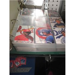 BINDER OF COLLECTOR CARDS - BLACK