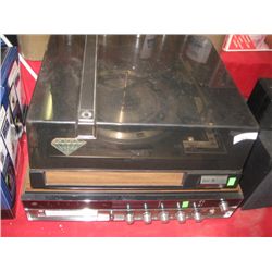 TURN TABLE & 8 TRACK TAP PLAYER