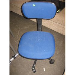 BLUE STENO CHAIR