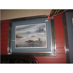 FRAMED L E PRINT " QUIET MOMENT" - BRUCE MUIR BRUCE MUIR