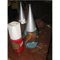 NAIL POLISH/PERFUME STORE DISPLAY BOTTLES -3 TOTAL