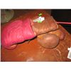 Image 1 : VINTAGE BOXING GLOVES - BROWN(2) RED (1)