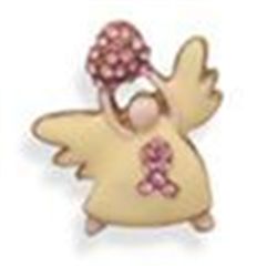 Angel Awareness Ribbon Fashion Pin