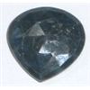Image 1 : 23.75 CARAT *HUGE* BLUE SAPPHIRE *BEUATIFUL HEART SHAPE CUT/FACETED & POLISHED PRECIOUS GEMSTONE*!!