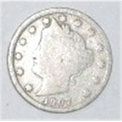 1907 LIBERTY HEAD "V" NICKEL *NICE EARLY NICKEL*!! LIBERTY HEAD NICKEL CAME OUT OF SAFE!!