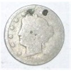 1894 LIBERTY HEAD "V" NICKEL RED BOOK VALUE IS $25.00+ *RARE EARLY KEY DATE NICKEL*!!