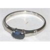 Image 1 : STERLING SILVER GENUINE SAPPHIRE RING STAMPED *.925* BEAUTIFUL NEW CONDITION!!