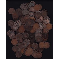 Lot of 175 Canadian Large Cents