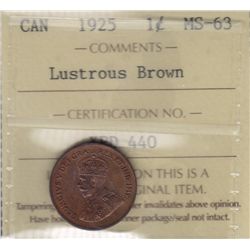 1925 One Cent