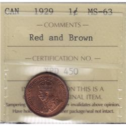 1929 One Cent