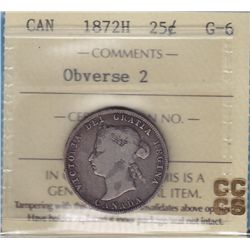 1872H Twenty Five Cent