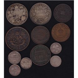 Lot of Twelve Misc. Coins and Tokens